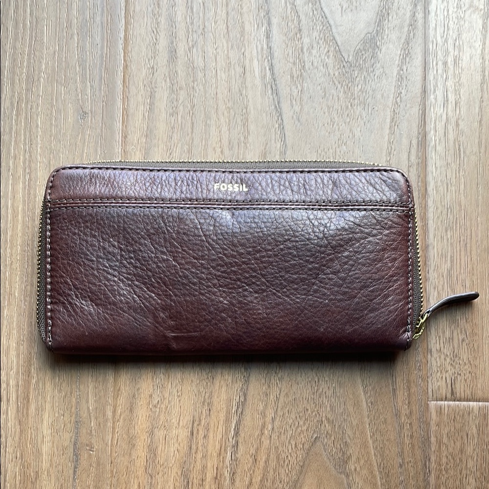 Fossil Brown Leather Wallet